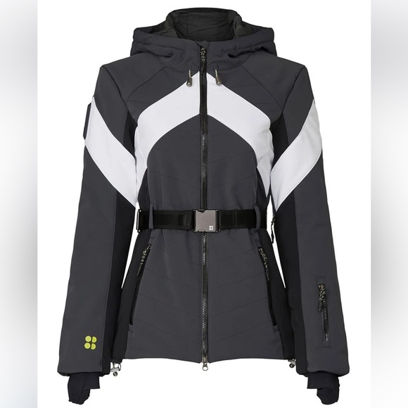 Sweaty Betty Method Ski Jacket S – Slate Grey Colorblock - Picture 4 of 8